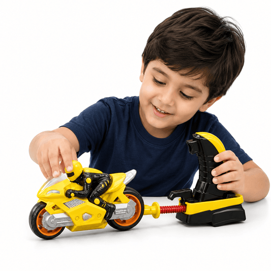 Speed Shoot Bike Launcher Toy – No. 3255 | Racing Motorcycle Launcher