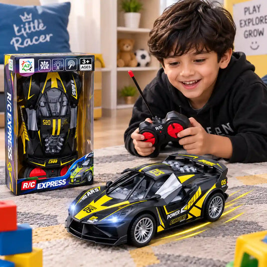 RC Super Car with Remote Control – 4 Channel Racing Car Toy