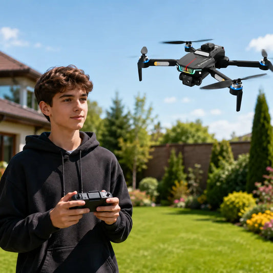 J6 PRO Dual Camera FPV RC Drone with Optical Flow Positioning