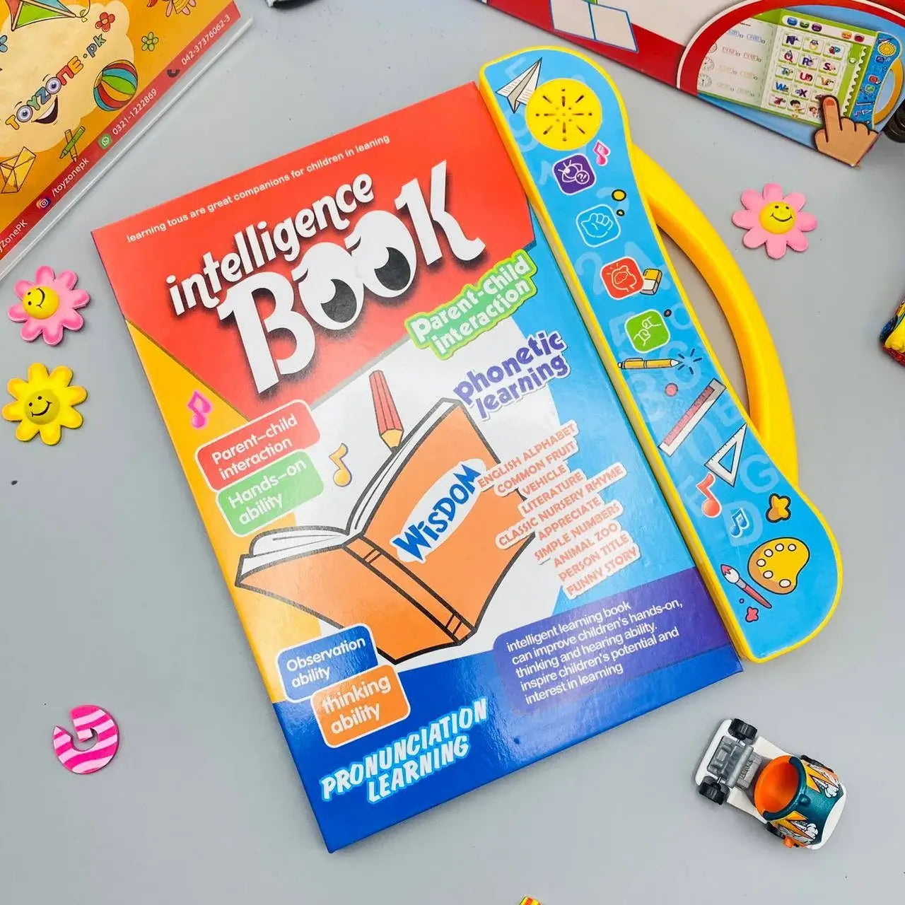 Study Book Intellectual Learning Electronic Activity Book with Music & Touch Learning for Kids