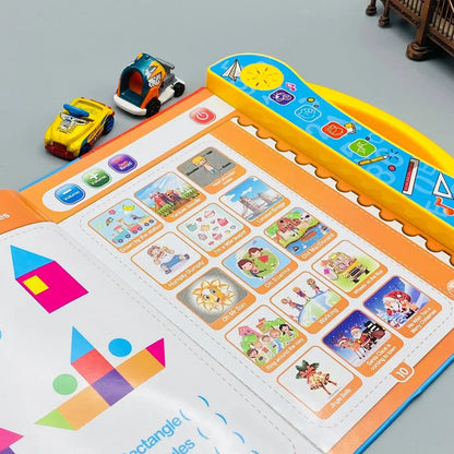 Study Book Intellectual Learning Electronic Activity Book with Music & Touch Learning for Kids