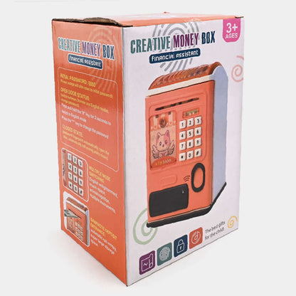 Electronic ATM Money Saving Bank for Kids | Digital Mini Safe Piggy Bank with Fingerprint Lock