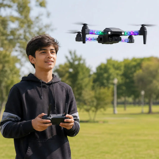 E88 Pro Foldable Drone with HD Camera & Carry Case | Remote Control Quadcopter