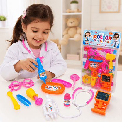 Kids Doctor Play Kit – Pretend Medical Equipment Set