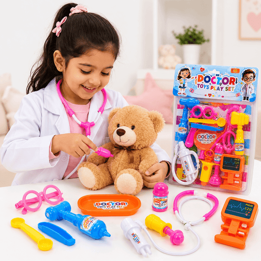 Kids Doctor Play Kit – Pretend Medical Equipment Set