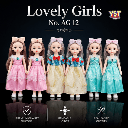Fashion Princess Doll Set for Girls | 2 Beautiful Dolls Gift Pack
