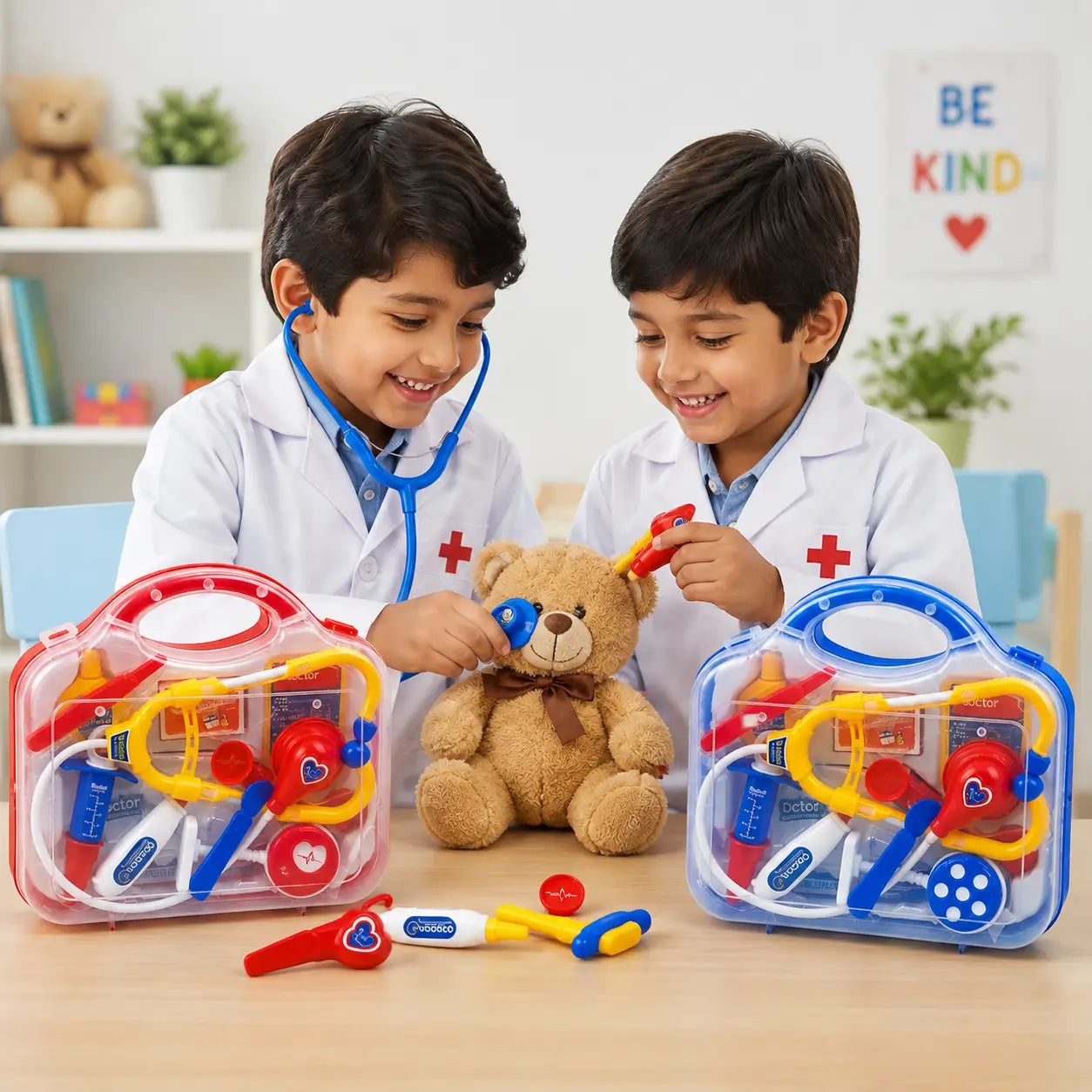 My Little Doctor Play Set for Kids – Portable Medical Kit Role Play Toy with Carry Case