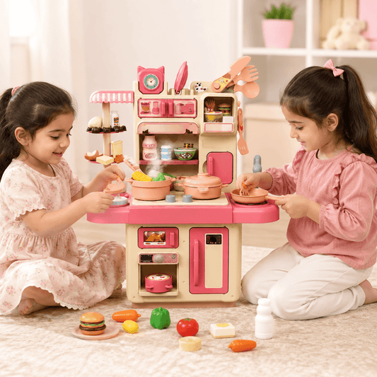 Dream Kitchen Play Set for Kids – Pretend Cooking Kitchen Set with Accessories