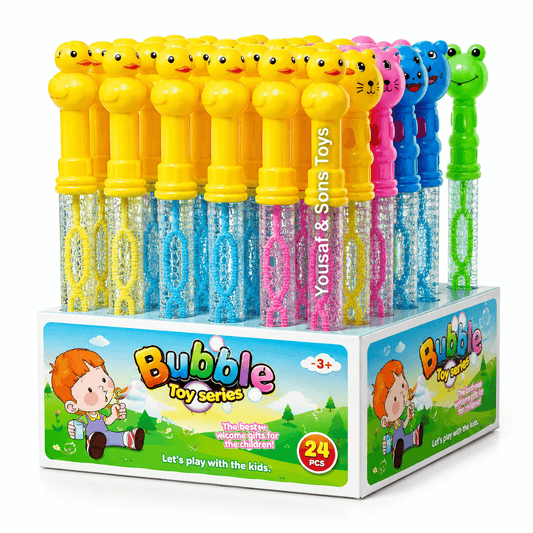 Bubble Toy Set – 24 Pieces | Kids Bubble Wand Set