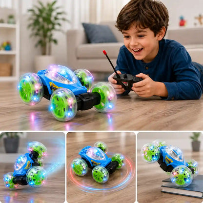 RC Stunt Car – Rechargeable Remote Control 360° Stunt Car