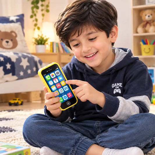 Model Mobile Phone Toy with Musical Sounds & Lights