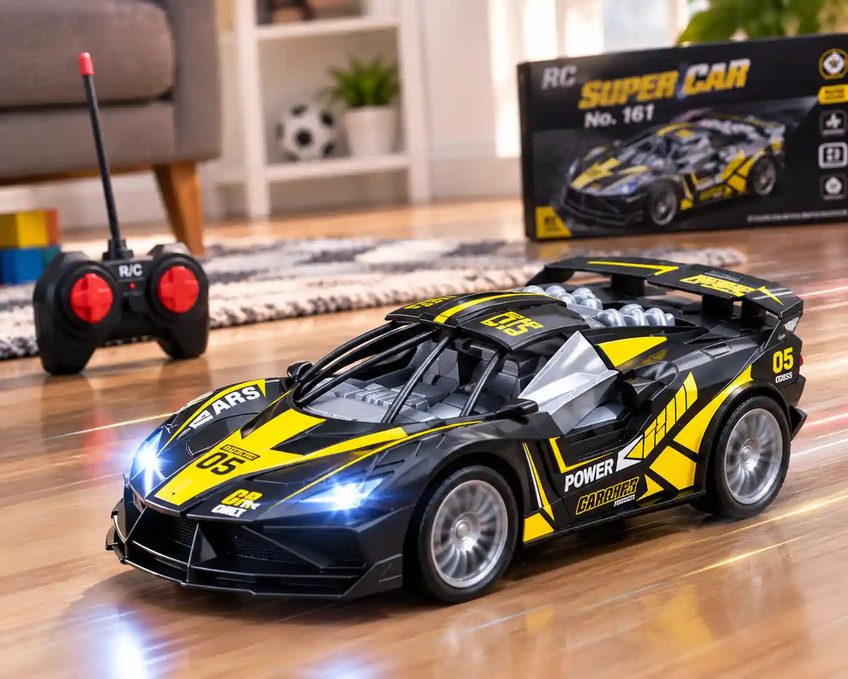 RC Super Car with Remote Control – 4 Channel Racing Car Toy