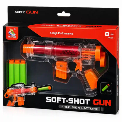 Soft-Shot Gun No. 99541 – Foam Bullet Toy Gun with Suction Cup Bullets