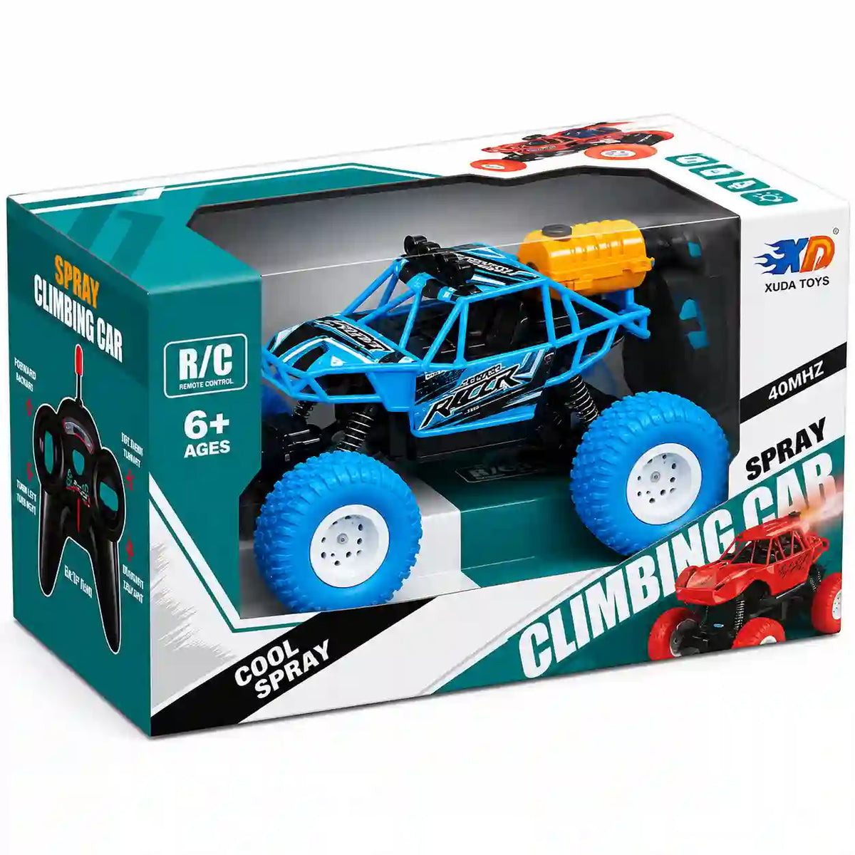 RC Spray Monster Truck – Remote Control Climbing Car with Mist Spray