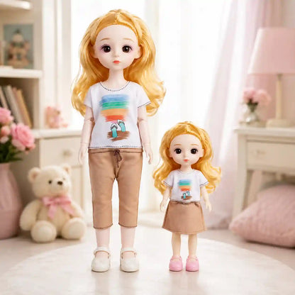 Lovely Girls Doll Set – Bendable Joint Dolls for Kids