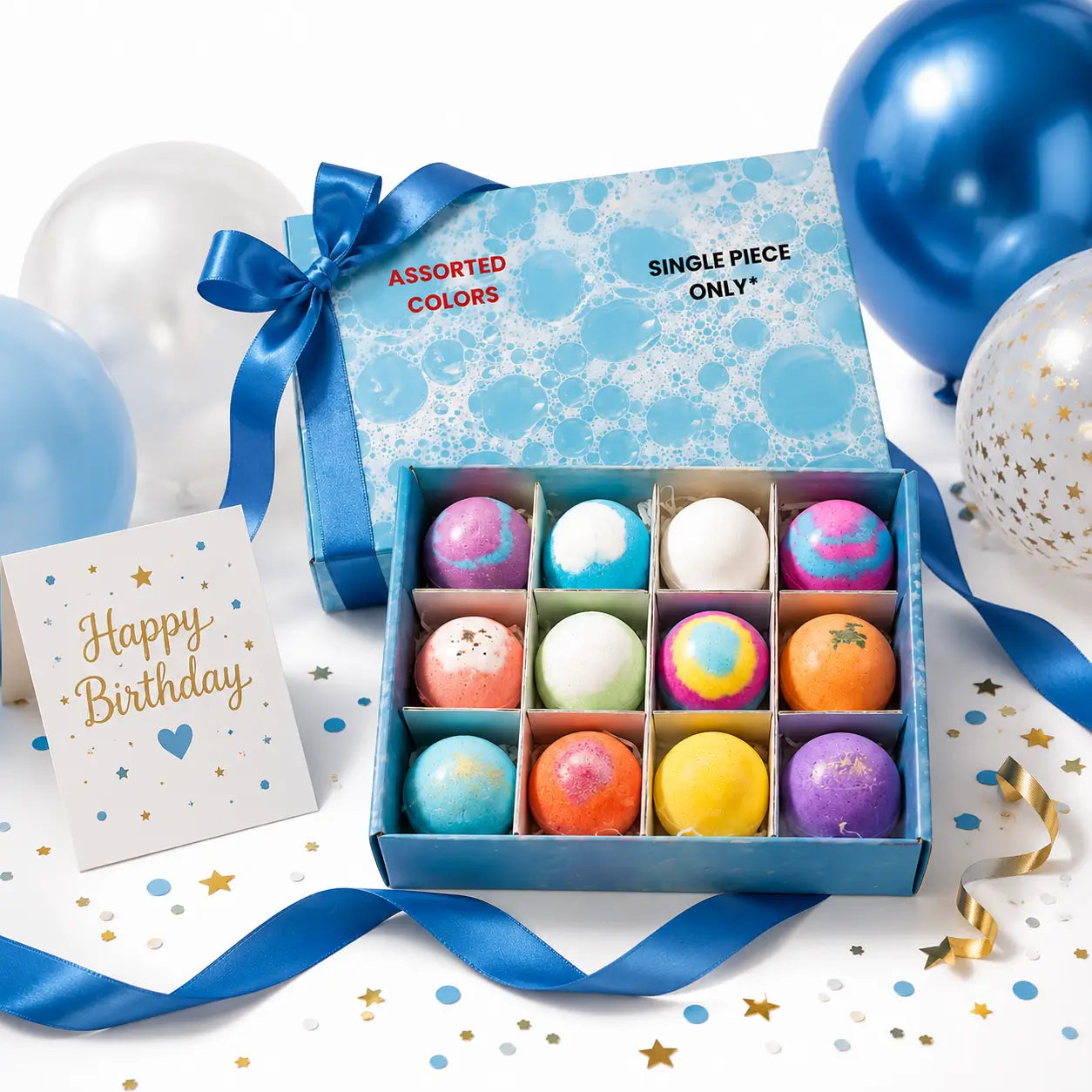 Color Changing Bath Bomb for Kids & Adults – Fizzy Bubble Bath Ball