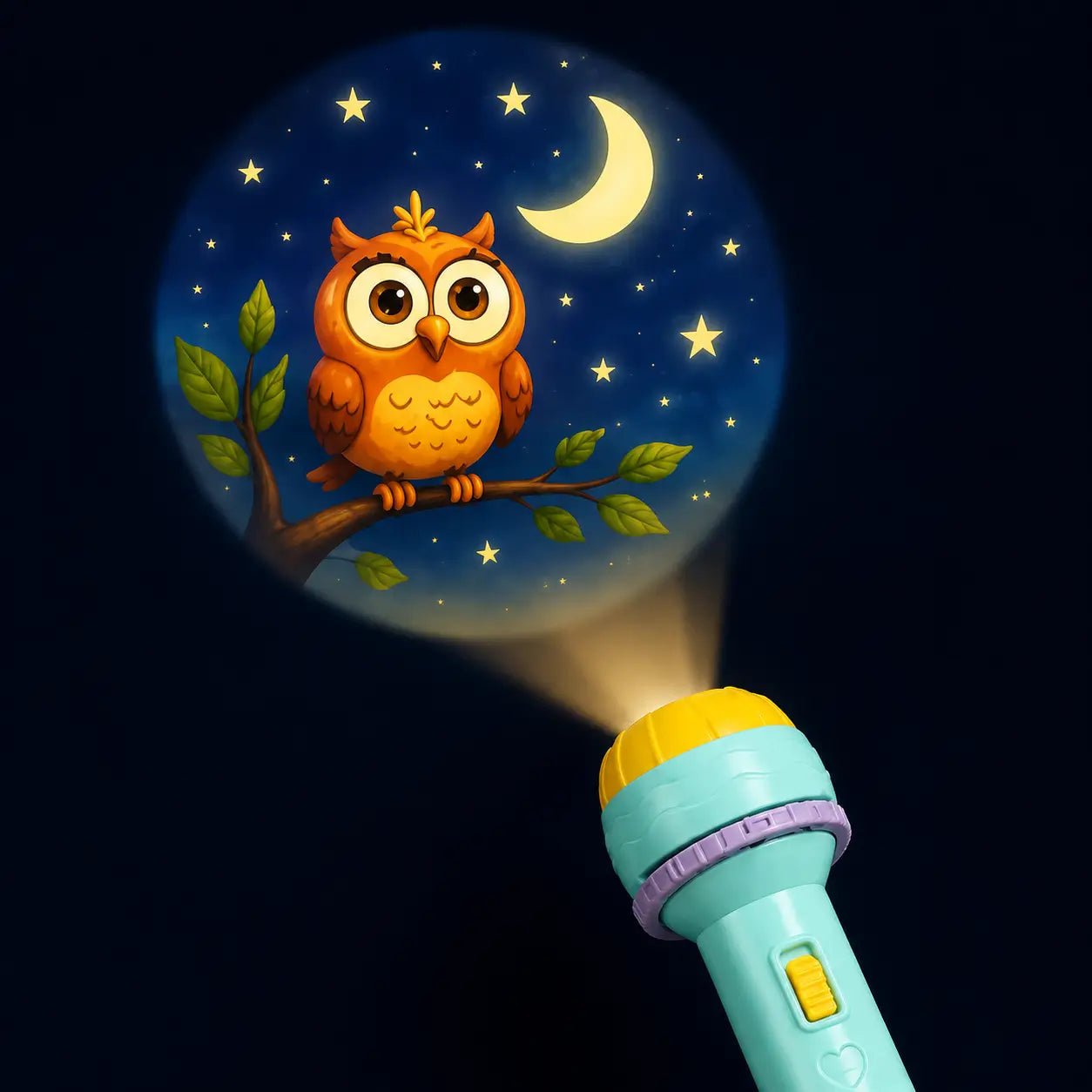 Kids Mini Torch Projector Flashlight with Picture Slides | Educational Projection Toy
