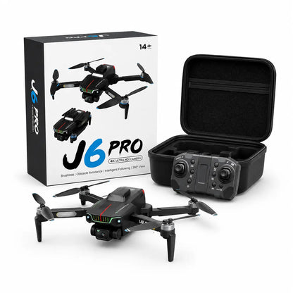 J6 PRO Dual Camera FPV RC Drone with Optical Flow Positioning