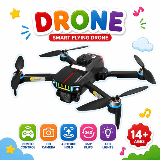 J6 PRO Foldable Dual Camera FPV Drone with Remote Control and HD Camera
