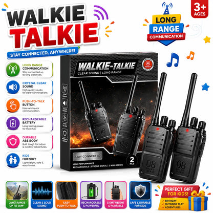 Kids Simulation Walkie Talkie Toy Set (2 PCS) – Educational Pretend Play Communication Toy for Boys & Girls