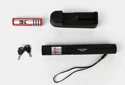 Rechargeable Green Laser Pointer | High Power Green Laser Pen with Battery & Charger
