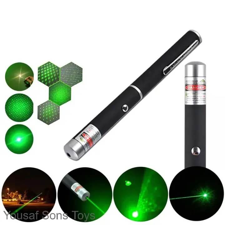 Rechargeable Green Laser Pointer Light 5 Upto Mile + Battery