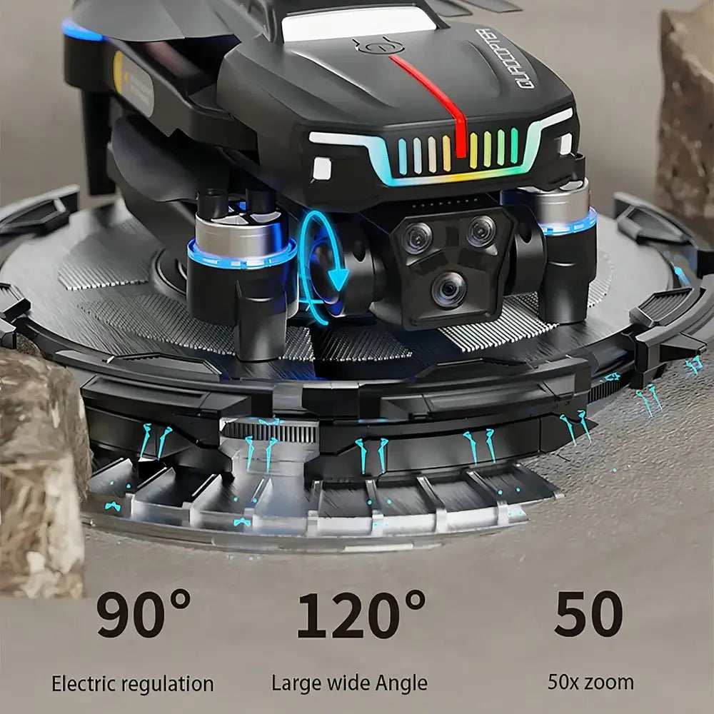 J6 PRO Dual Camera FPV RC Drone with Optical Flow Positioning